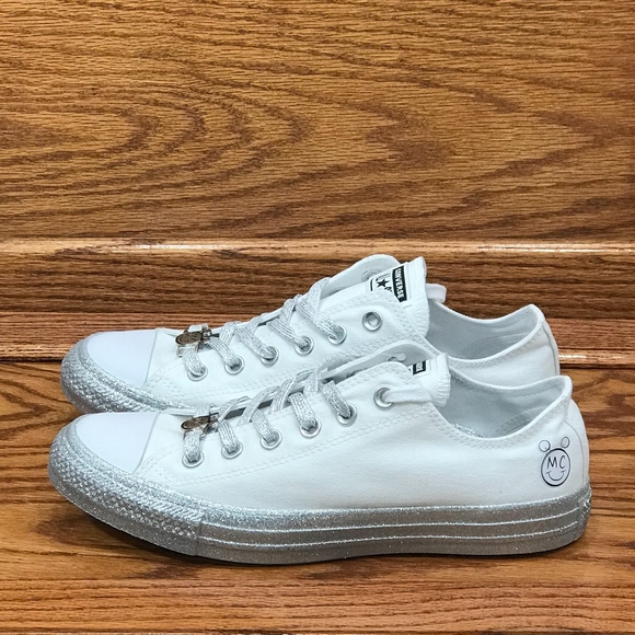 Converse X Miley Cyrus CTAS Ox White Pure Platinum - Picture 2 of 7